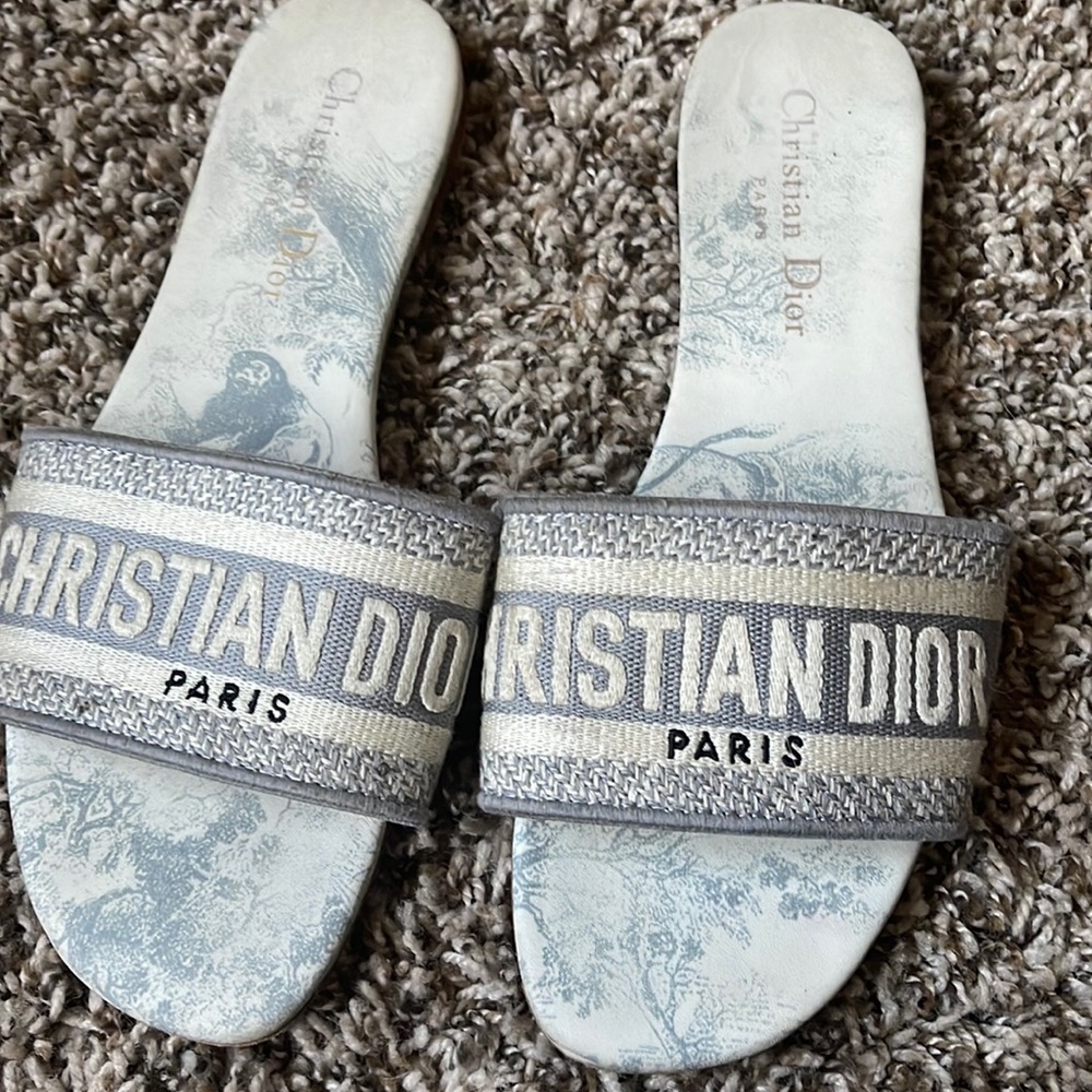 Christian Dior slides too small for me but worn a few times